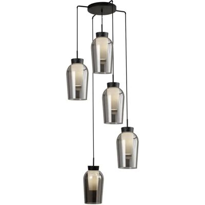 INSPIRED LIGHTING - Nora - Mármol negro - E27 - Pendante INSPIRED LIGHTING - Nora - Mármol negro - E27 - Pendante
