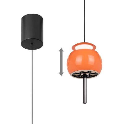 MANTRA - Roller - Naranja - Negro - Lámpara colgante MANTRA - Roller - Naranja - Negro - Lámpara colgante