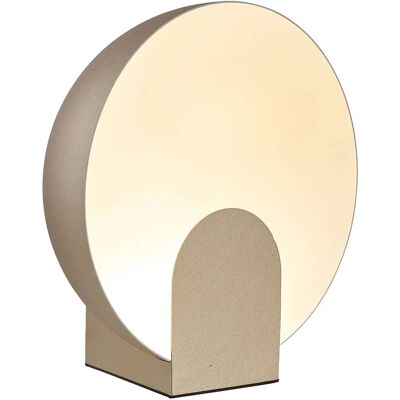 Lámpara de mesa Inspired Lighting Oculo 20cm - Luz cálida, oro satinado, 5W LED Lámpara de mesa Inspired Lighting Oculo 20cm - Luz cálida, oro satinado, 5W LED