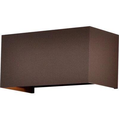 INSPIRED LIGHTING - Davos Rectangle Wall Lamp - Rojo óxido INSPIRED LIGHTING - Davos Rectangle Wall Lamp - Rojo óxido