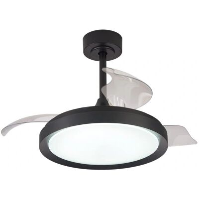 INSPIRED LIGHTING Mistral Mini 40W LED Regulable Lámpara de Techo - Ventilador de Techo con Luz INSPIRED LIGHTING Mistral Mini 40W LED Regulable Lámpara de Techo - Ventilador de Techo con Luz