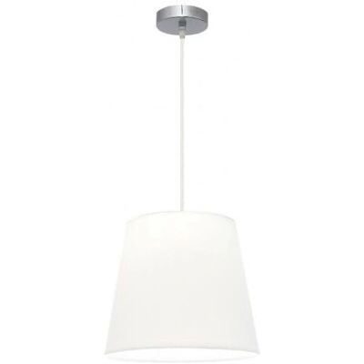 Lampadario Maldivas FABRILAMP - Regolabile, Corpo in Cromo & Tessuto Bianco Lampadario Maldivas FABRILAMP - Regolabile, Corpo in Cromo & Tessuto Bianco