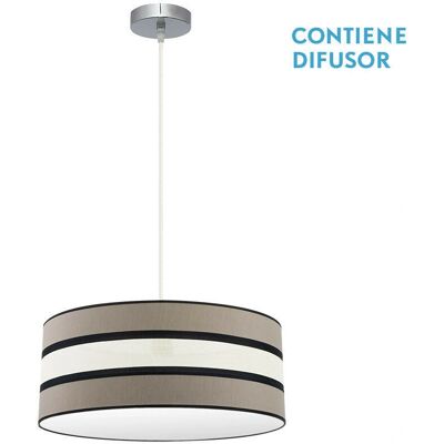 Fabrilamp Karla Pendelleuchte - Höhenverstellbar - E27 - Beige Fabrilamp Karla Pendelleuchte - Höhenverstellbar - E27 - Beige