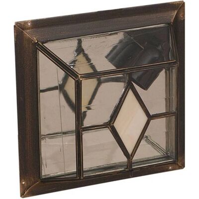 Fabrilamp Califa Kleines Deckenlicht - E27 - Beige - 11x25x25 cm Fabrilamp Califa Kleines Deckenlicht - E27 - Beige - 11x25x25 cm