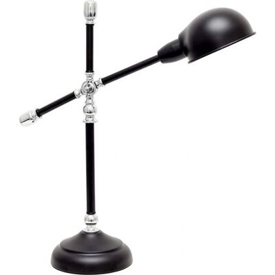 Lampada da Scrivania Regolabile Fabrilamp Lujan - E27 - Metallo - Nero Lampada da Scrivania Regolabile Fabrilamp Lujan - E27 - Metallo - Nero