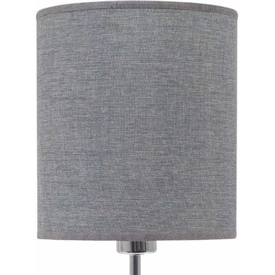 Fabrilamp Axel Metall Textil Silber - Tischlampe Fabrilamp Axel Metall Textil Silber - Tischlampe