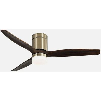 Ventilador de Techo Aguilón Cromo Roble - Ventilador de Techo Ventilador de Techo Aguilón Cromo Roble - Ventilador de Techo