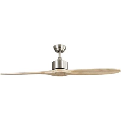 Fabrilamp Leste Nickel Ventilator - 2 Blätter, Fernbedienung, 5 Geschwindigkeiten Fabrilamp Leste Nickel Ventilator - 2 Blätter, Fernbedienung, 5 Geschwindigkeiten