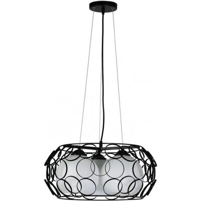 Fabrilamp Peregrino Lampadario a Sospensione - 3 E27 - Nero Fabrilamp Peregrino Lampadario a Sospensione - 3 E27 - Nero