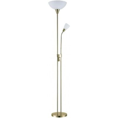 Fabrilamp Deneb Leder Stehlampe - 2 Glühbirnen, E27/E14, 180x30x30 cm Fabrilamp Deneb Leder Stehlampe - 2 Glühbirnen, E27/E14, 180x30x30 cm