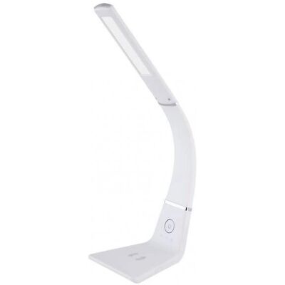 Fabrilamp Kodonita Schreibtischlampe - 5W, Weiß, Chrom, Flexibel, Modern Fabrilamp Kodonita Schreibtischlampe - 5W, Weiß, Chrom, Flexibel, Modern