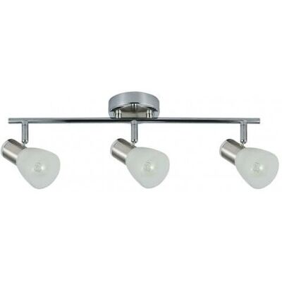 Fabrilamp Cholo Striscia 3 luci Cromo/Nichel - Illuminazione Fabrilamp Cholo Striscia 3 luci Cromo/Nichel - Illuminazione