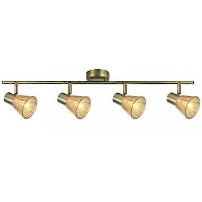 Fabrilamp Cooper Leder Spotlight 4xE14 - Lichtarmatur Fabrilamp Cooper Leder Spotlight 4xE14 - Lichtarmatur