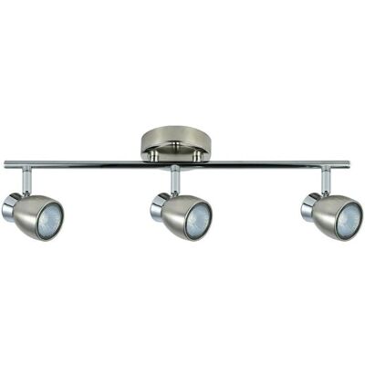 Fabrilamp Chacho 3xGU10 Metallo Nichel Faretto - Illuminazione Fabrilamp Chacho 3xGU10 Metallo Nichel Faretto - Illuminazione
