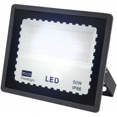FABRILAMP Zirkon Flutlicht - 50W, 6500K, Schwarz FABRILAMP Zirkon Flutlicht - 50W, 6500K, Schwarz