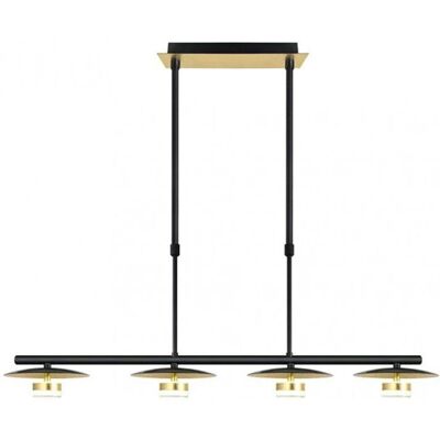 Fabrilamp Ciudad del cabo Kronleuchter - 24W LED Metall Schwarz/Gold - Kronleuchter Fabrilamp Ciudad del cabo Kronleuchter - 24W LED Metall Schwarz/Gold - Kronleuchter