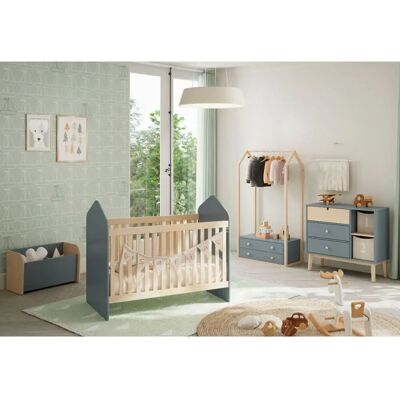 Calicosy Estefanía Green 3-Drawer Chest - Chests of Drawers Calicosy Estefanía Green 3-Drawer Chest - Chests of Drawers