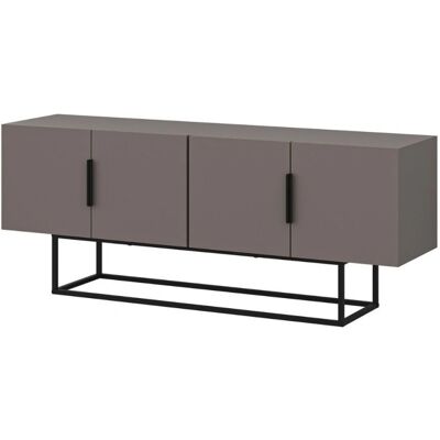 Calicosy Mueble de TV L140 cm - Marrón - 4 Puertas Calicosy Mueble de TV L140 cm - Marrón - 4 Puertas