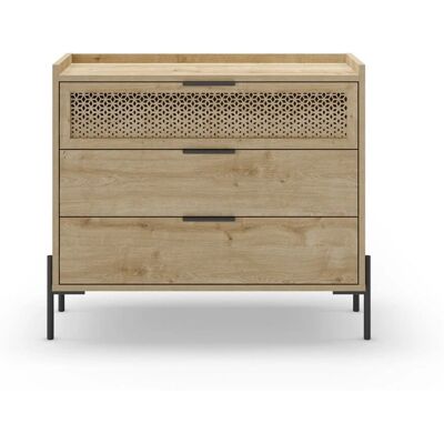 Calicosy Inca 3-Drawer Chest - Modern Geometric Storage Calicosy Inca 3-Drawer Chest - Modern Geometric Storage