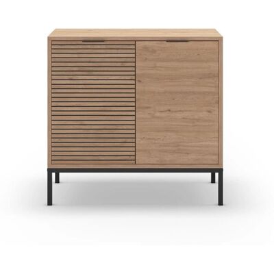 Calicosy Ariel Pequeño buffet de 2 puertas y patas metálicas Calicosy Ariel Pequeño buffet de 2 puertas y patas metálicas