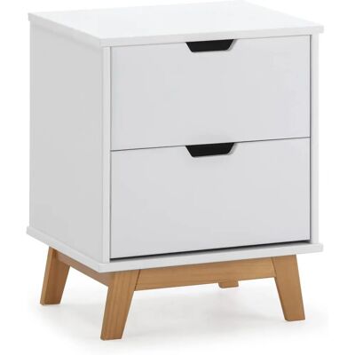 Somos Venta Online SL Miranda Chevet Blanc - Nightstand - Publicité Somos Venta Online SL Miranda Chevet Blanc - Nightstand - Publicité