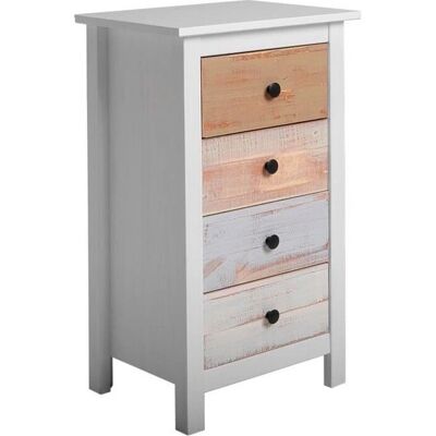 VS venta-stock Magda Commode en Pin Blanc - Commode - Publicité VS venta-stock Magda Commode en Pin Blanc - Commode - Publicité