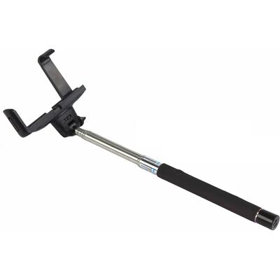 NK BS3039 Selfie Stick - extensible, 1 m, Noir - Selfie Stick NK BS3039 Selfie Stick - extensible, 1 m, Noir - Selfie Stick