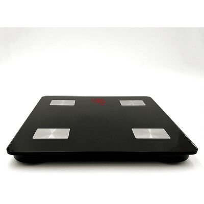 Balance de salle de bain Bluetooth NK - 200kg - Noir - Graisse et muscle Balance de salle de bain Bluetooth NK - 200kg - Noir - Graisse et muscle
