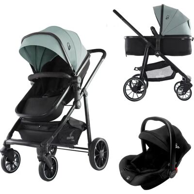 Passeggino ASALVO Dubai 2 Verde Oliva - Passeggino 2/3 Pezzi Passeggino ASALVO Dubai 2 Verde Oliva - Passeggino 2/3 Pezzi