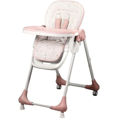 Chaise haute Asalvo Boss Rose Forêt - Chaise à manger - Publicité Chaise haute Asalvo Boss Rose Forêt - Chaise à manger - Publicité