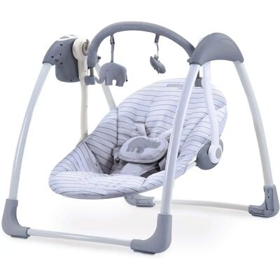 Sedia a dondolo per bambini Asalvo Daddy Hippo - Relax e musica Sedia a dondolo per bambini Asalvo Daddy Hippo - Relax e musica