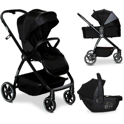 Passeggino Trio Asalvo Nero - Tipo di bebé Passeggino Trio Asalvo Nero - Tipo di bebé