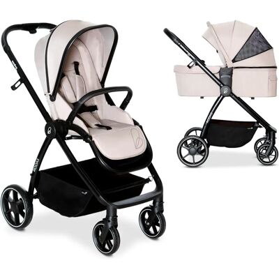 Asalvo Kinderwagen - Veelzijdig 2-in-1 met Wiegje & Omkeerbare Zit Asalvo Kinderwagen - Veelzijdig 2-in-1 met Wiegje & Omkeerbare Zit