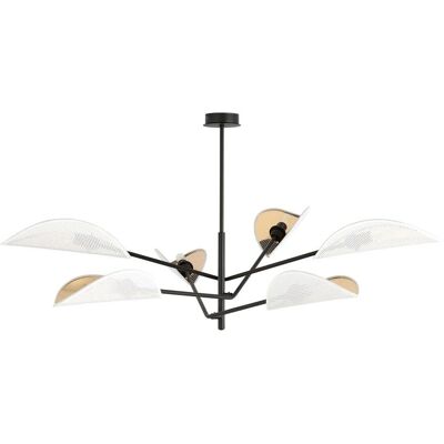 Wonderlamp - Suspension - Abat-jour en tissu blanc - Publicité Wonderlamp - Suspension - Abat-jour en tissu blanc - Publicité