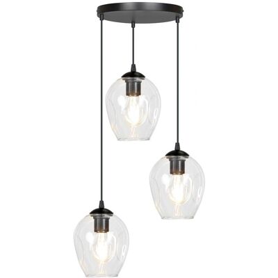 Wonderlamp Suspension Moderne avec 3 Abat-jours en Verre - Lampe Suspendue - Publicité Wonderlamp Suspension Moderne avec 3 Abat-jours en Verre - Lampe Suspendue - Publicité
