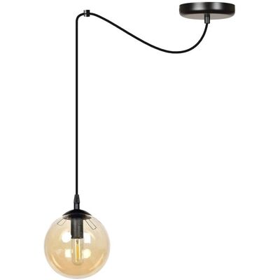Wonderlamp Lámpara colgante con cable ajustable ámbar Wonderlamp Lámpara colgante con cable ajustable ámbar