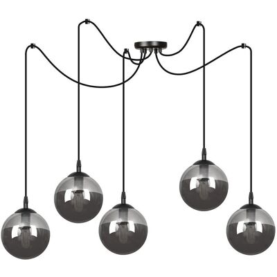Suspension Wonderlamp Fedora - Hauteur Réglable, 3 Sphères en Verre - Publicité Suspension Wonderlamp Fedora - Hauteur Réglable, 3 Sphères en Verre - Publicité