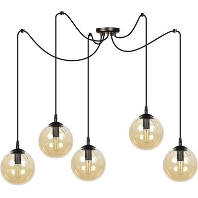Wonderlamp Suspension ambrée - Lampe suspendue - Publicité Wonderlamp Suspension ambrée - Lampe suspendue - Publicité
