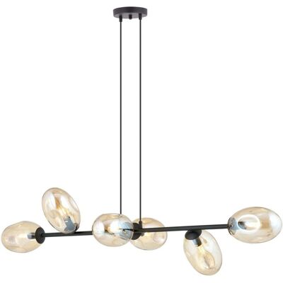 Wonderlamp Suspension Ajustable avec Boules Ambrées - Lampe Suspendue - Publicité Wonderlamp Suspension Ajustable avec Boules Ambrées - Lampe Suspendue - Publicité