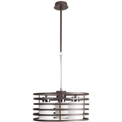 Lámpara colgante Wengué de Cristal Record - Iluminación moderna ajustable Lámpara colgante Wengué de Cristal Record - Iluminación moderna ajustable