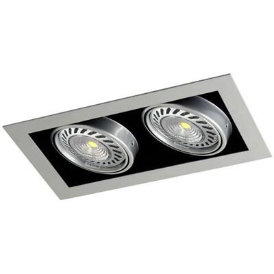 Cristal Record Kardan Tecno 2 luces - Luz empotrada Cristal Record Kardan Tecno 2 luces - Luz empotrada