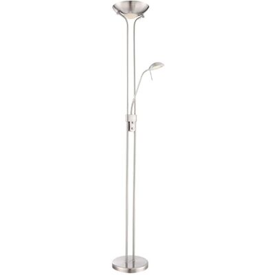 Lampada da terra nichel CristalRecord - Illuminazione LED regolabile Lampada da terra nichel CristalRecord - Illuminazione LED regolabile