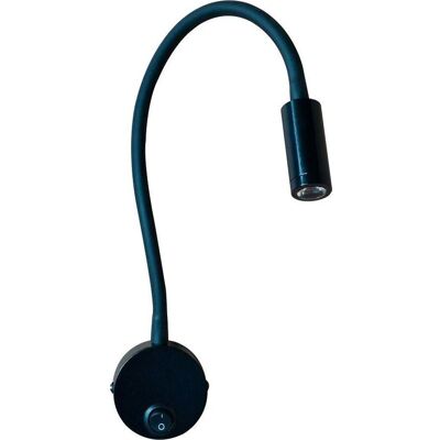 Cristalrecord - Leitora - Negro - 3W - Lámpara de pared Cristalrecord - Leitora - Negro - 3W - Lámpara de pared