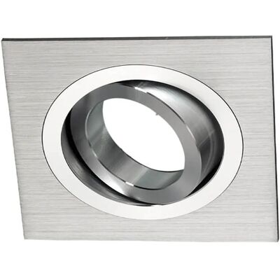 WONDERLAMP W-E000006 Classique - Kit de projecteur encastré carré - Aluminium - GU10 - 50 W WONDERLAMP W-E000006 Classique - Kit de projecteur encastré carré - Aluminium - GU10 - 50 W