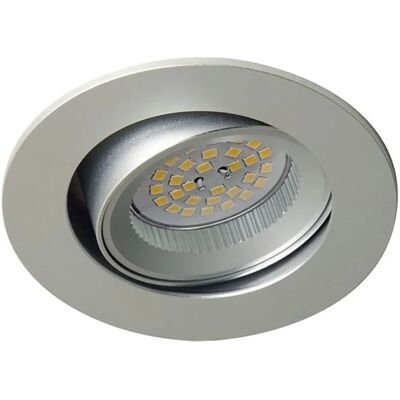 WONDERLAMP Basic Argento GU10 50W Lampada da Soffitto in Alluminio WONDERLAMP Basic Argento GU10 50W Lampada da Soffitto in Alluminio