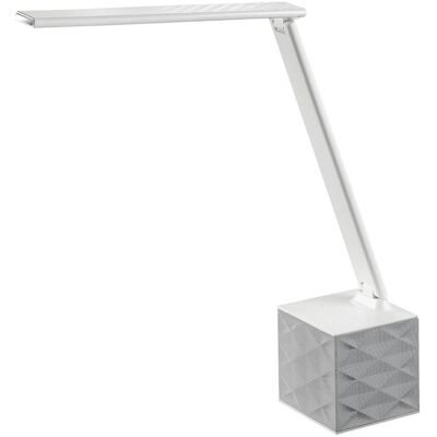 CristalRecord Lampada da Scrivania LED Podium - 12W Bianca - Illuminazione Moderna per Ufficio CristalRecord Lampada da Scrivania LED Podium - 12W Bianca - Illuminazione Moderna per Ufficio