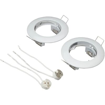 Wonderlamp Basic Branco 8cm Spot de Teto Embutido - Luminária de teto Wonderlamp Basic Branco 8cm Spot de Teto Embutido - Luminária de teto