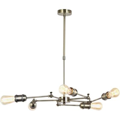 CristalRecord Oro Antiguo Atómico Lámpara Colgante de 5 Luces CristalRecord Oro Antiguo Atómico Lámpara Colgante de 5 Luces