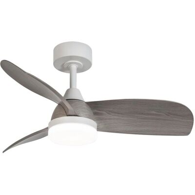 Ventilador de Techo Wonderlamp Borse - Blanco+Gris, 92cm, 6 Velocidades Ventilador de Techo Wonderlamp Borse - Blanco+Gris, 92cm, 6 Velocidades