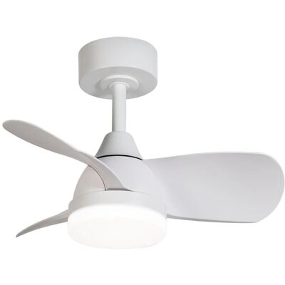 Ventilador de Techo Mini Blanco Wonderlamp - LED 18W, Silencioso Ventilador de Techo Mini Blanco Wonderlamp - LED 18W, Silencioso
